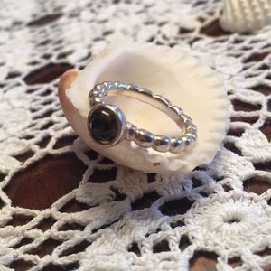 Pandora ring smokey topaz size7